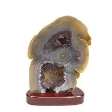Load image into Gallery viewer, Desk Top Agate Display Specimen With Druzy Crystals
