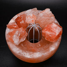 Load image into Gallery viewer, Natural Himalayan Salt Bowl Lamp From Nepal Sleep Aide Calming Effect
