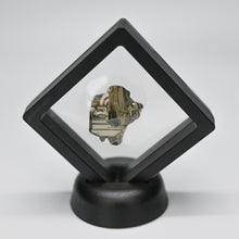 Load image into Gallery viewer, Pyrite Enclosed In Black Plastic Display Budget Home Decor
