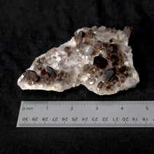 Load image into Gallery viewer, Irradiated Arkansas Quartz Crystal Cluster With Ruler
