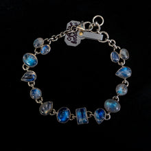 Load image into Gallery viewer, Opalite Stone Bracelet In Sterling Silver 
