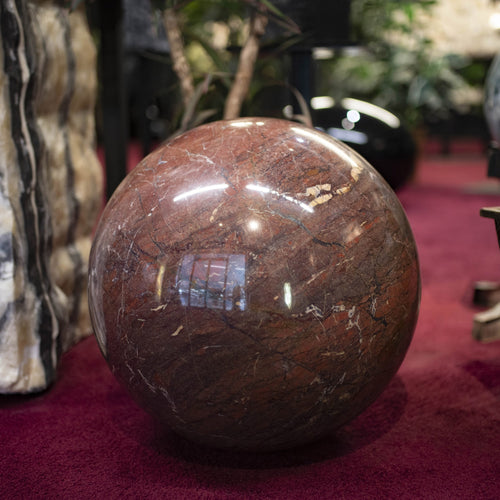 Large Jasper Sphere Luxury Decor