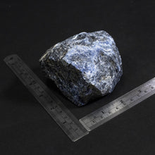 Load image into Gallery viewer, Sodalite Uncut Rough Stone &amp; Rulers Showing size
