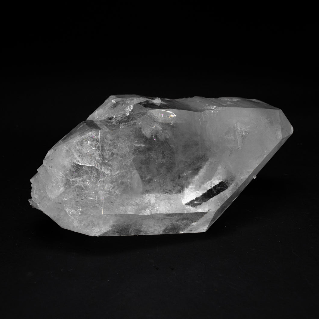Locally Mined Quartz Crystal Point With Wisps 