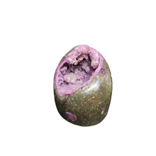 Load image into Gallery viewer, Side View Purple Druzy Quartz Cave Specimen
