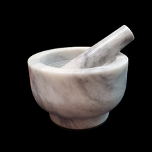 Load image into Gallery viewer, White Onyx Mortar And Pestle Spice Grinder
