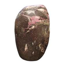 Load image into Gallery viewer, Back View Polished Gray Portion Of Druzy Sculpture Dyed
