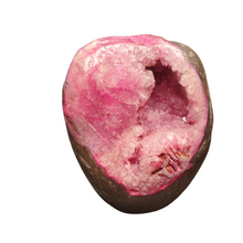 Load image into Gallery viewer, Vibrant Pink Druzy Quartz Sculpture
