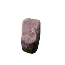 Load image into Gallery viewer, Side View Purple Druzy Sculpture
