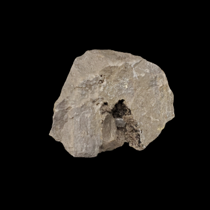 Small Herkimer Diamond On Gray Dolomite