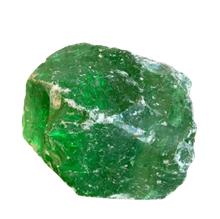 Load image into Gallery viewer, Green Slag Glass Chunk Large
