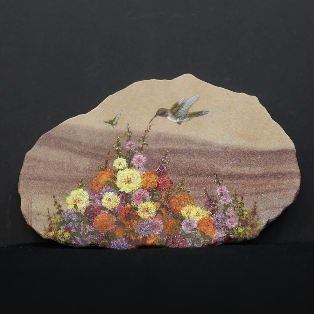 Sandstone Painting Hummingbird