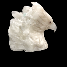 Load image into Gallery viewer, Side View Carved Quartz Mineral Eagle Sculpture
