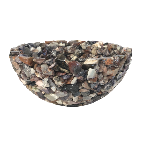 Mixed Stone Decorative Bowl