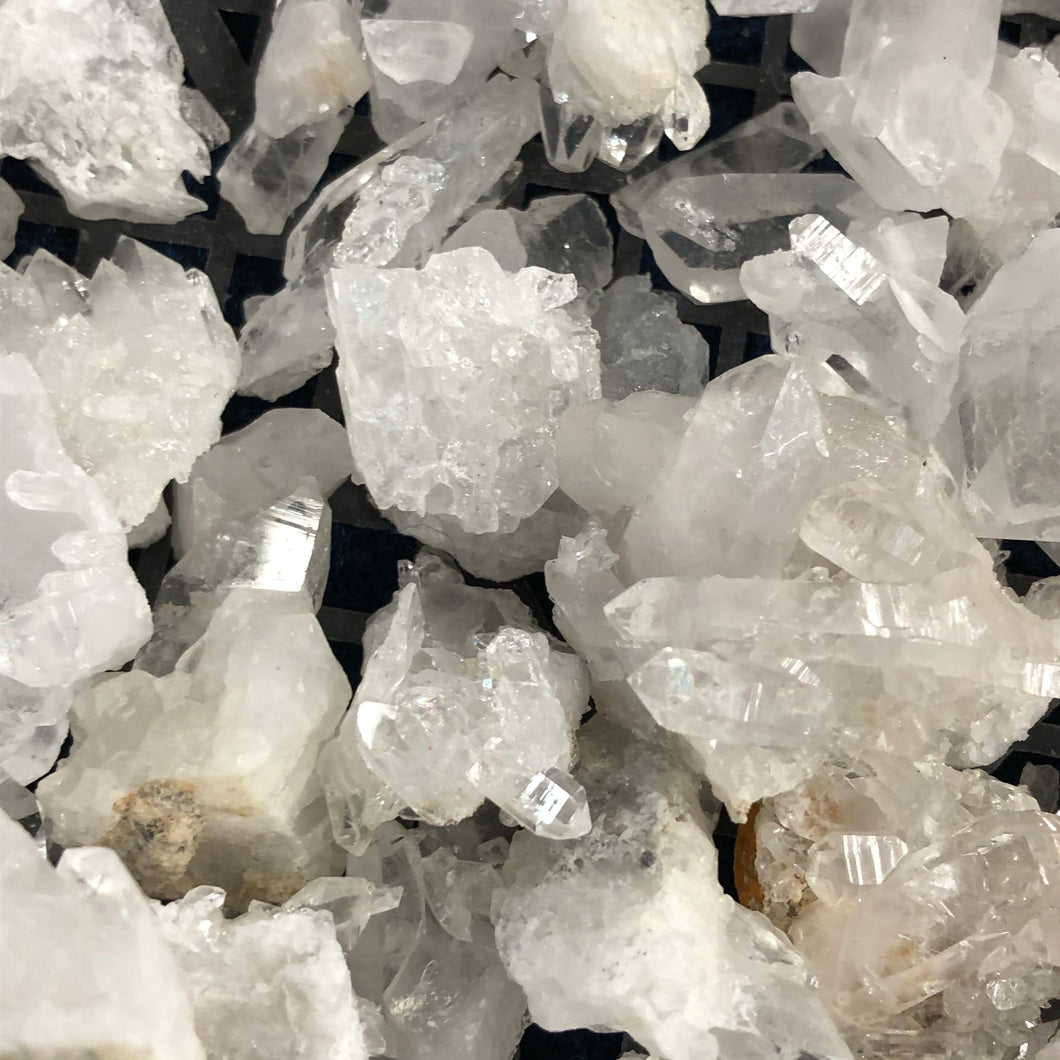 Water Clear Petite Arkansas Quartz Crystal Clusters