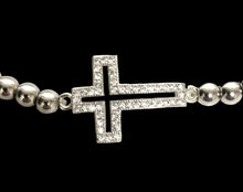 Load image into Gallery viewer, Close Up Cross On Bracelet
