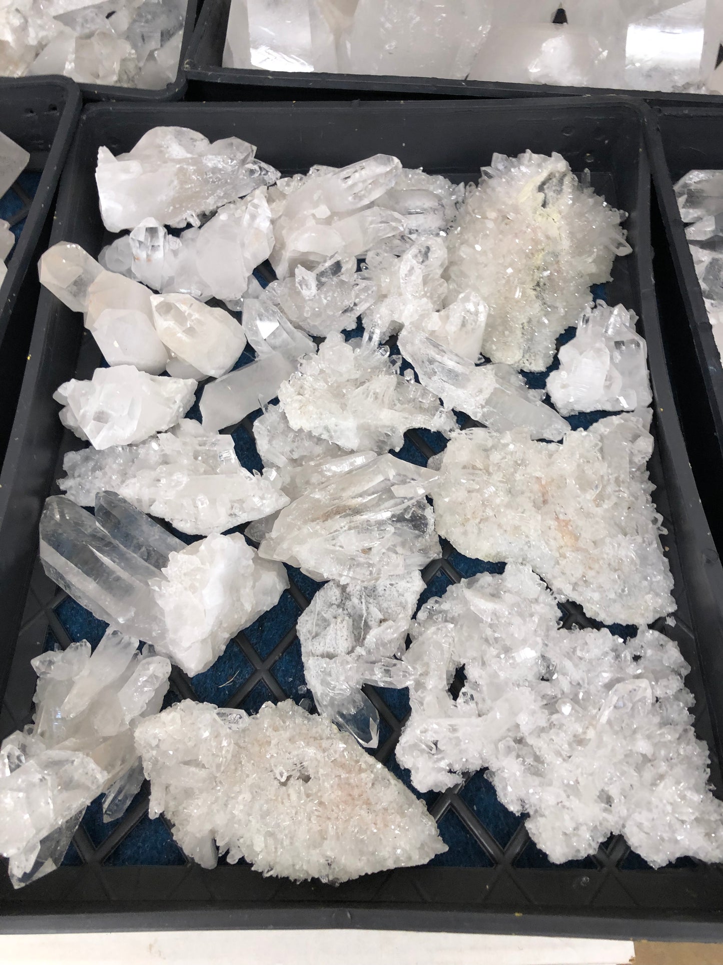 Mid Grade Arkansas Quartz Crystal Clusters