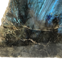 Load image into Gallery viewer, Labradorite Blue Fire Polished Cut Base Rock Specimen
