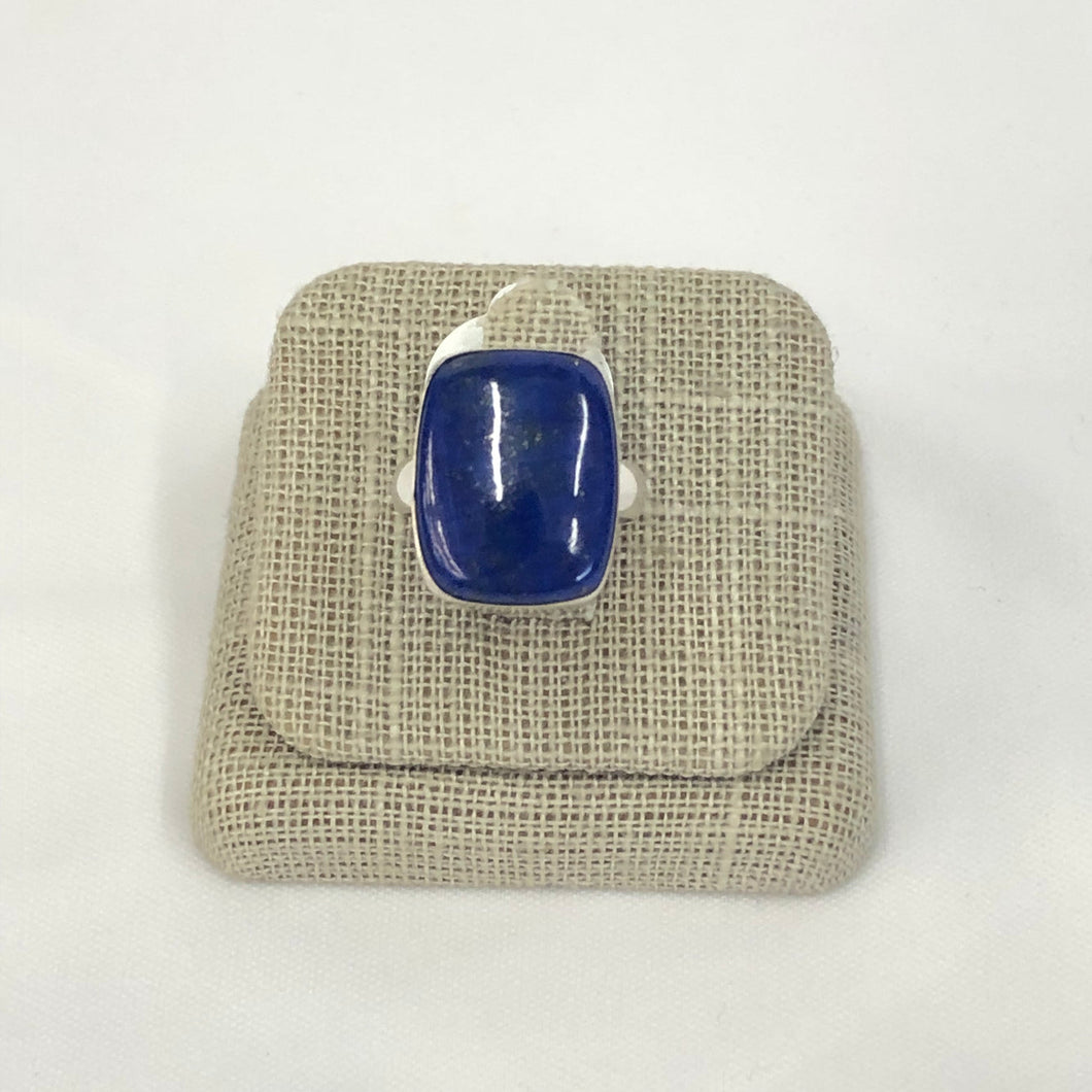 Close Up Lapis Sterling Ring