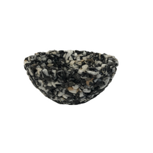 Load image into Gallery viewer, Black &amp; White Stone Zebra Calcite Decirative Bowl
