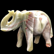 Load image into Gallery viewer, Savage Elephant Carved Onyx
