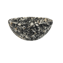 Load image into Gallery viewer, Black And White Decorative Bowl Zebra Stone
