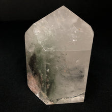 Load image into Gallery viewer, Side View Green Chlorite Polished Quartz Point
