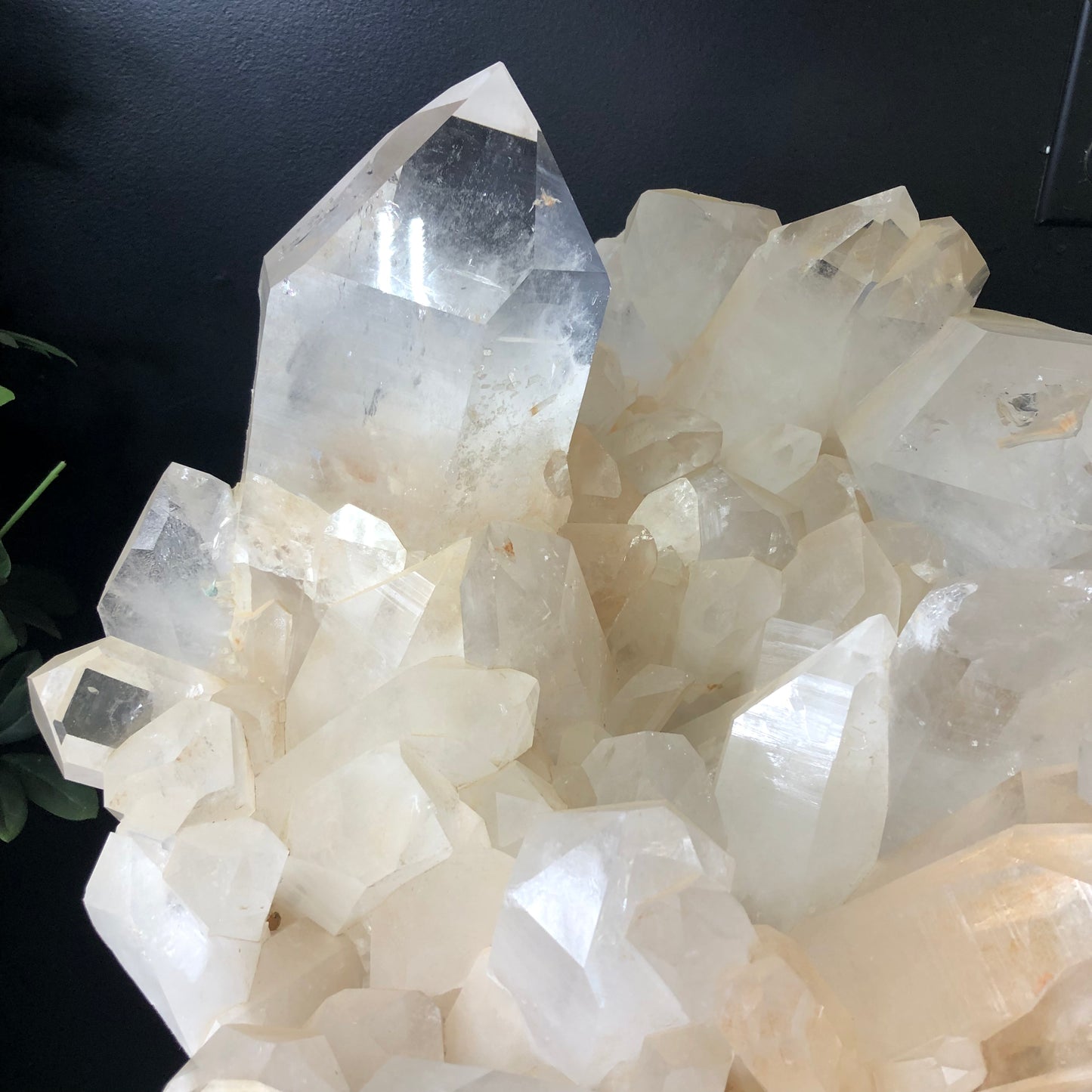 Large Crystal Point On A Beautiful Arkansas Cluster