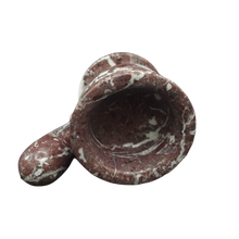Load image into Gallery viewer, Mortar And Pestle Zebra Onyx Spice Grinder
