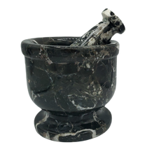 Load image into Gallery viewer, Black Onyx Mortar and Pestle
