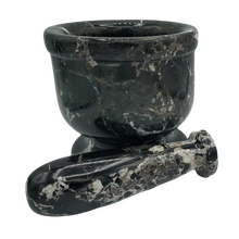Load image into Gallery viewer, Black Onyx Mortar and Pestle
