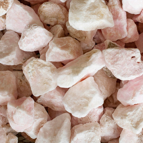 Rose Quartz Chips Uncut Unpolished Raw Rough Stone Specimen