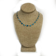 Load image into Gallery viewer, Sterling Silver And Blue Topaz Necklace
